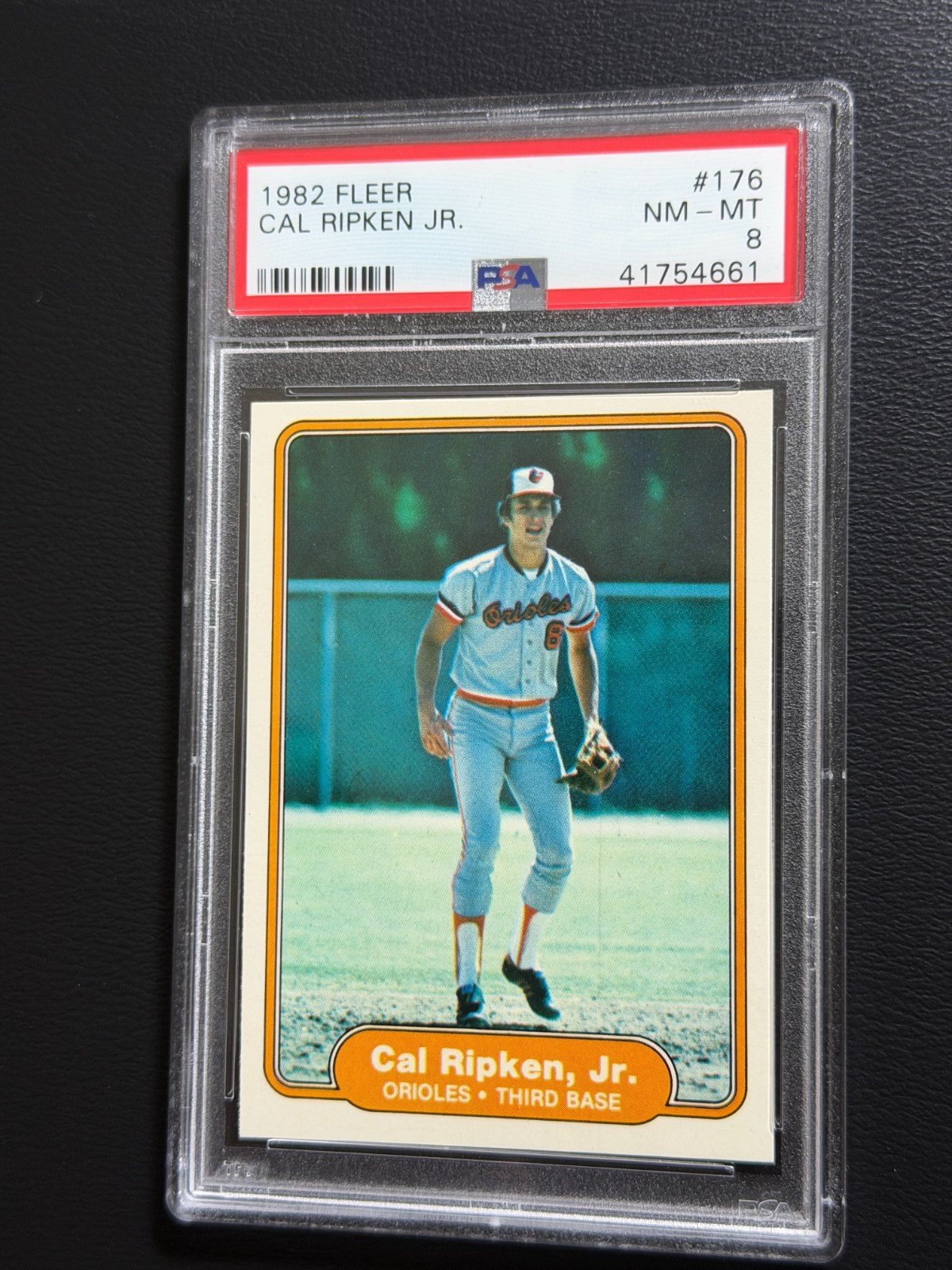 1982 TOPPS BASEBALL PSA 8 NM-MT #176 CAL RIPKEN, JR. ROOKIE CARD