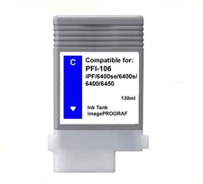 PFI106 Cyan Ink Tank Cartridge For Canon IPF 6400s 6400se 6400 6450 PFI106C