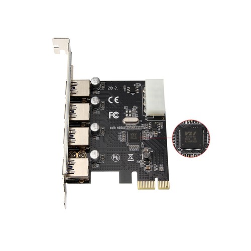 PCI-E To 4 USB3.0 Ports Expansion Card PCI Express To USB3.0 Adapter Card W AU - Afbeelding 5 van 10