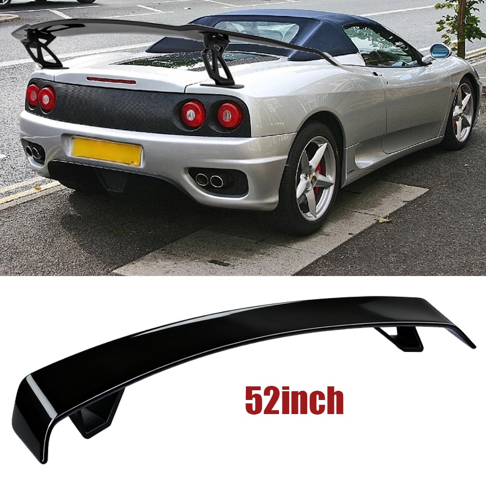 Gloss Black 52" Rear Spoiler Wing Truck GT-Style For Ferrari 360 Modena ABS