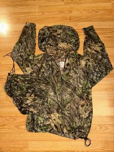 Sports Afield Mesh Mosquito Two Piece Mens Pants Facemask Hood Jacket Hunt Camo