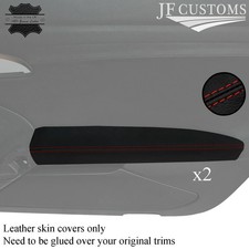 Dunkelrot Stich 2X Haustür-karte Armlehnen Abdeckung für Porsche Boxster 981