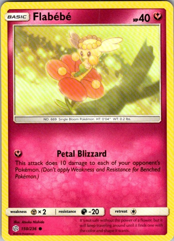 Pokemon SM - Cosmic Eclipse Flabebe 150/236 NM