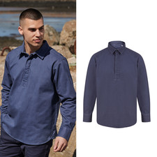Front Row Pullover drill shirt FR050 - 100% Cotton Garment Washed