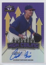 2017 Leaf Valiant Draft High Ceiling Purple 6/15 Chris Seise #HC-CS1 Auto 0bz