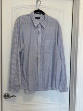 Chaps Men's Classic Fit Dress Shirt Wrinkle Free, 18 1/2 Neck 36/37 Sleeves