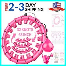 Infinity Weighted Hoop with 32 Links62 Inch,Weighted Hoop for Adults Weight L...