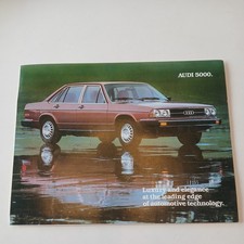 Audi 5000 1979 Automobile Dealer Car Truck Sales Brochure Porscheaudi Free Ship