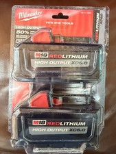 NEW Milwaukee M18 XC6.0 HIGH OUTPUT Battery 2-Pack RedLithium 48-11-1862