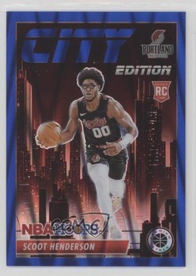 2023 NBA Hoops Premium Stock City Edition 97/99 Scoot Henderson Rookie RC 1k0e