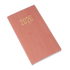 Daily Planner Notebook, 6.8 x 3.8" 2026 to Do List Notebook, Pink