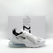 NEW WOMEN NIKE AIR MAX 270 WHITE / WHITE / BLACK FAH6789-100