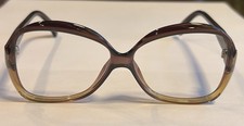 Vintage Geoffrey Beene Optyl Eyeglass Frames , Germany Brown Oversized 53-11