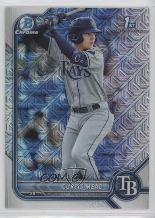 2022 Bowman Chrome Prospects Mega Box Mojo Refractor Curtis Mead #BCP-10 19tz