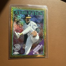 2023 Topps Update - 1988 Topps Chrome Silver Pack Dennis Eckersley Gold /50