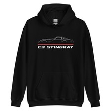 Premium Hoodie For Corvette C3 Stingray Car Owners Birthday Gift