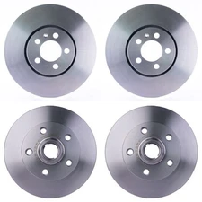 Hella Front 288mm Rear 226mm Brake Rotors Kit For Corrado Golf Jetta Passat GLX