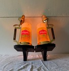 Beautiful Matching Pair 1960's-1970's Schaefer Beer Lighting w/ Animated Bubbles — photo 6