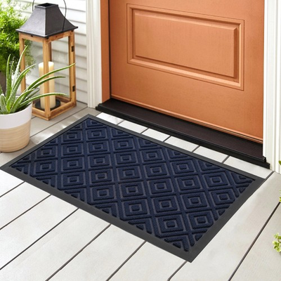 #ad #ad 2 PACK Entrance Mat Indoor Outdoor Heavy Duty Front Door Mats Carpet 24#x27;#x27;x36#x27;#x27; $17.99