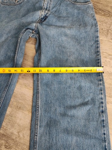 VINTAGE Levis SilverTab Jeans Herren 38X30 Blau Denim Straight Relaxed Grunge 90s - Bild 13 von 22