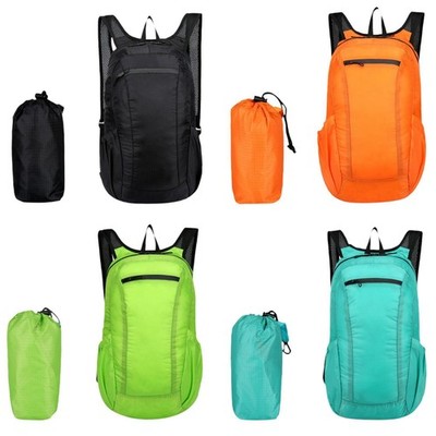 Faltbarer Wanderrucksack Wasserabweisend Packbar Rucksack zum Klettern Straße
