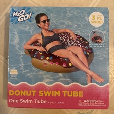 H2OGo LG Donut Swim-Tube 42in.(3ft.) Wide w/2...