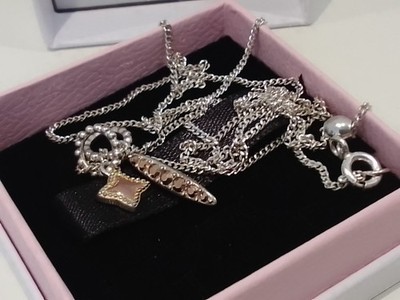 Echt Chamilia 925 Silber Bettelkette, gepunzt 925 Cham. Summer Beauty.