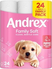 Andrex Family Soft Toilet Paper 24 Rolls (Previously Andrex Gentle Clean) UK