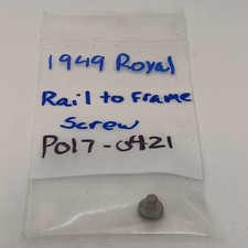 Royal Quiet Dekuxe Typewriter Rail To Frame Screw 1949 FREE SHIPPING thumbnail