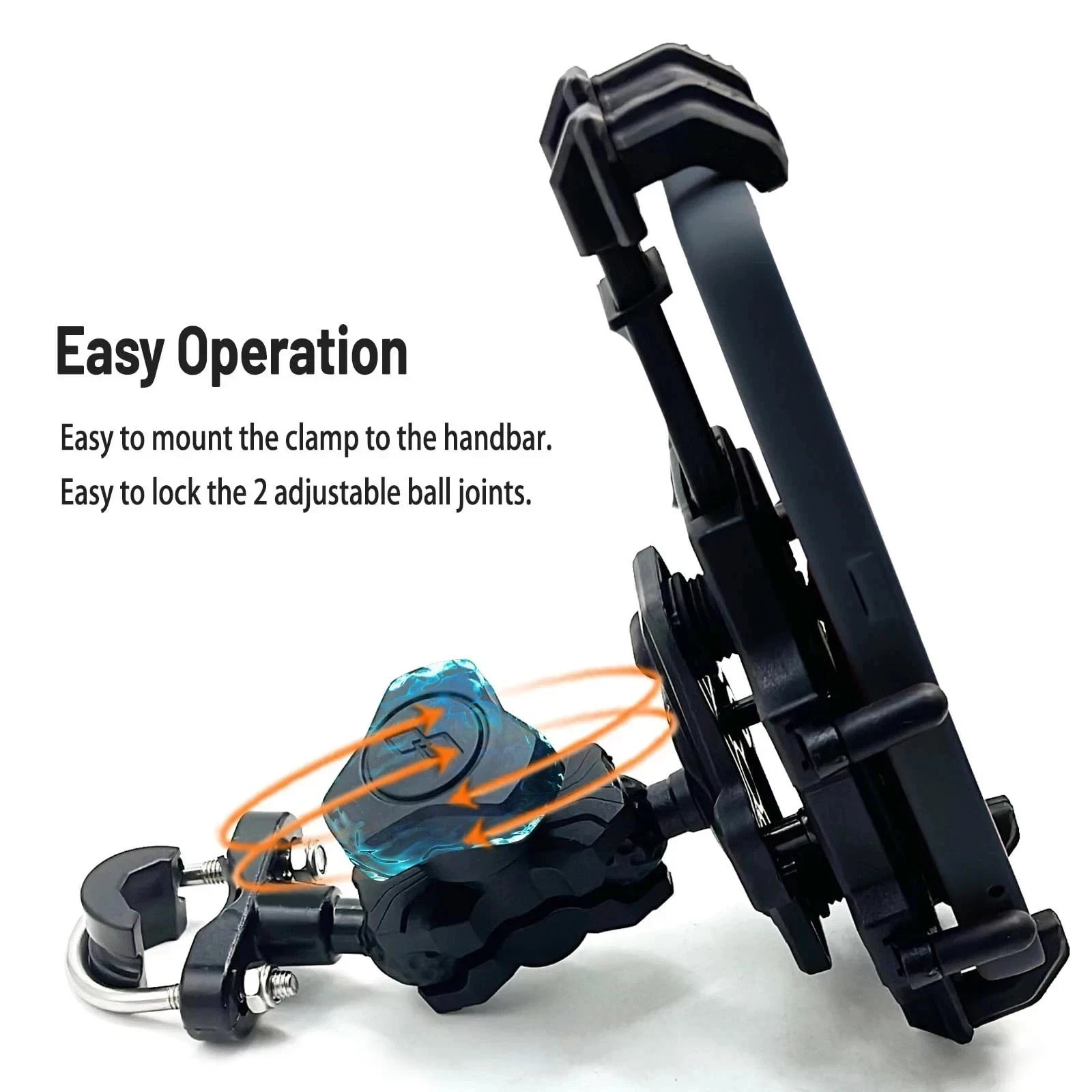 ATV Phone Holder,4 Wheeler Anti Vibration Heavy Duty Handlebar Mount 360 Cell...