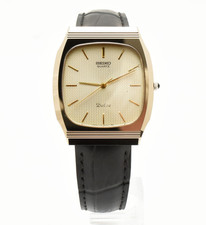 Orologio Uomo Vintage 1985 [OTTIMO+5] Seiko Dolce 7731-5091 Quarzo Tungsteno JP