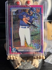 Jensy Rivas 2024 Topps Bowman Chrome 1st Bowman Pink Mojo /199