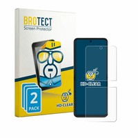 2X Motorola Razr 70 Plus Displayschutzfolie Transparent