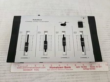 Radio Shack 32-2056 4 Channel Stereo Sound Mixer Powers On FREE SHIPPING