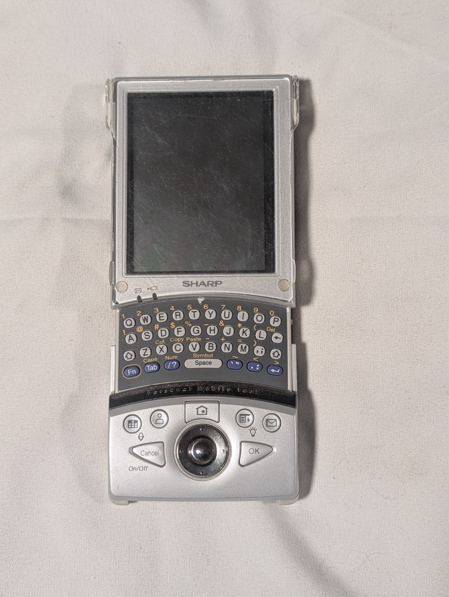 Sharp Zaurus SL-5600 Linux PDA w/ Battery Stylus CF Cover Untested