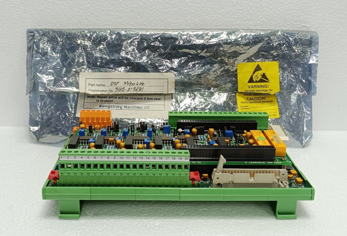 KONGSBERG 382-213681 37931623 A DSP 33/210 kHz Sonar PCB Module