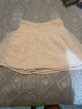 Abercrombie Kids Girls Pink Solid A-Line Pull-On Skirt Elastic Waist 11-12Y