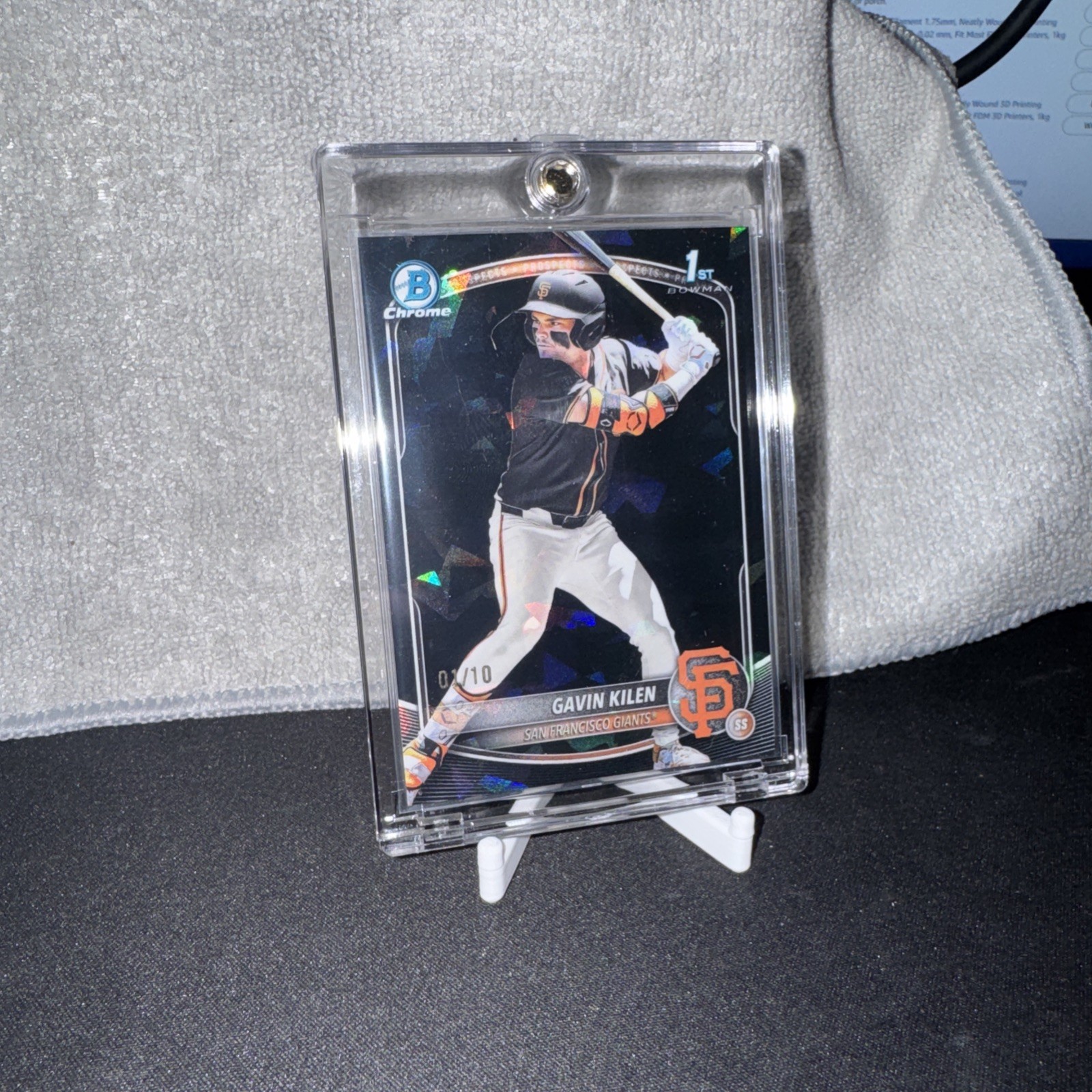 2025 Bowman Draft Sapphire - GAVIN KILEN 1ST /10 BLACK SAPPHIRE