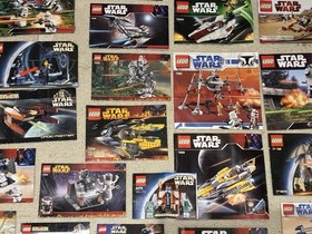LEGO Star Wars Instruction Manual Lot 50+ Sets 8038 8096 7669 7256 + MORE