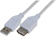USB 2.0 High Speed Cable EXTENSION Lead USB-A Plug to Socket Male to Female