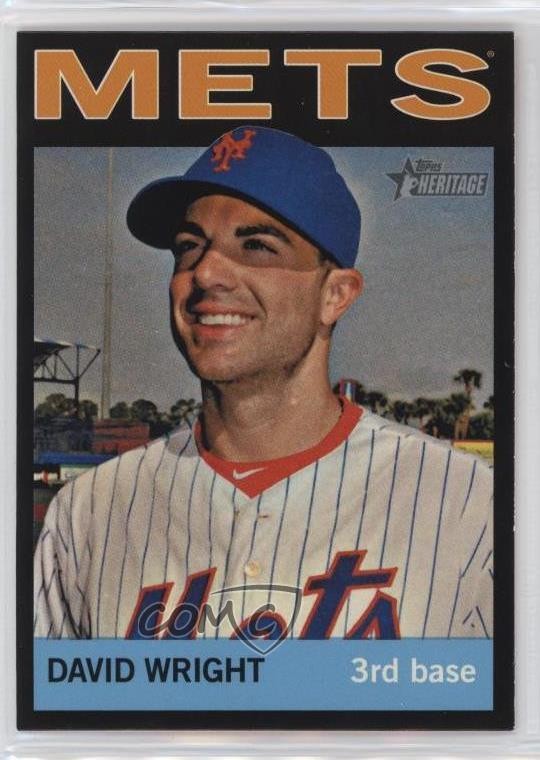 2013 Topps Heritage Retail Black David Wright #465 6o3