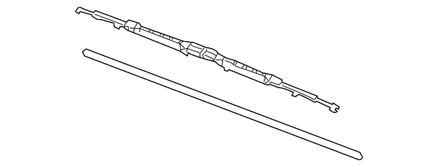 Limpiaparabrisas lateral pasajero GM 18,7 pulgadas 88958228 genuino Foto 3 de 4