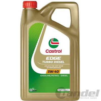 5L CASTROL EDGE TURBO DIESEL 5W40 ÖL passend für MB 229.51 FIAT 9.55535-S2