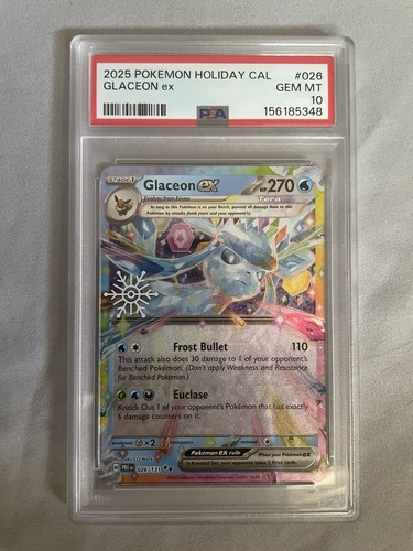 Glaceon ex graded PSA 10 for sale on eBay
