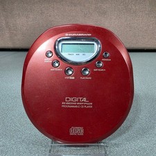 Durabrand CD-85 Portable CD Player Red Works 60 Sec ESP Bass Boost 2003