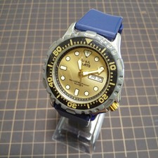 Seiko Alba Divers V533-6B30 Analog Quartz Men Alba Diver Watch Vintage 870419921