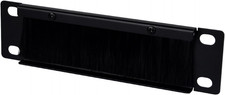 7 inch 1U Brush Cable Manager Rack Mount Cable Management Panel with Brush St...