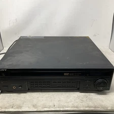 Sony MDP-455 CD CDV LD LaserDisc AV Laser Player Disk Tray Broken For Parts Read