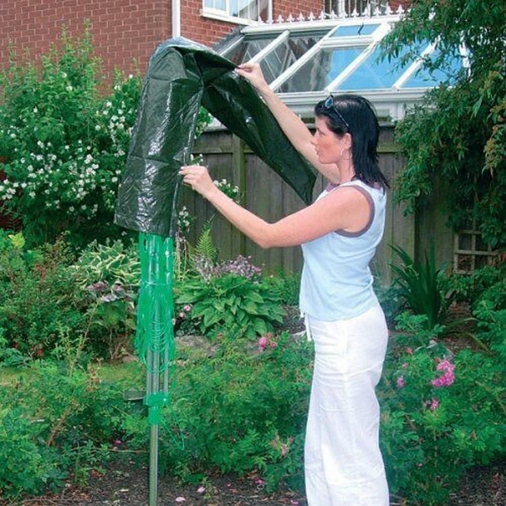 Rotary Washing Line Cover Waterproof Outdoor Airer Dryer Parasol 145cm x 29cm