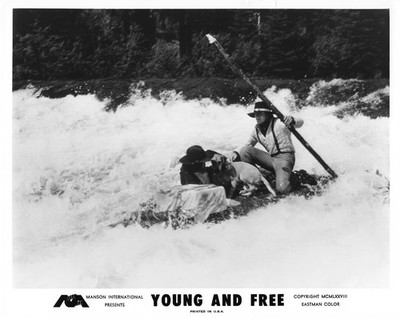 Young and Free 1979 Movie Photo Eric Larsen Keith Larsen White Water Raft  *P9c